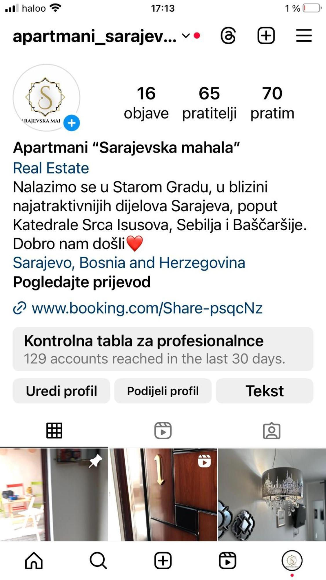 Sarajevska Mahala Daire Saraybosna Dış mekan fotoğraf